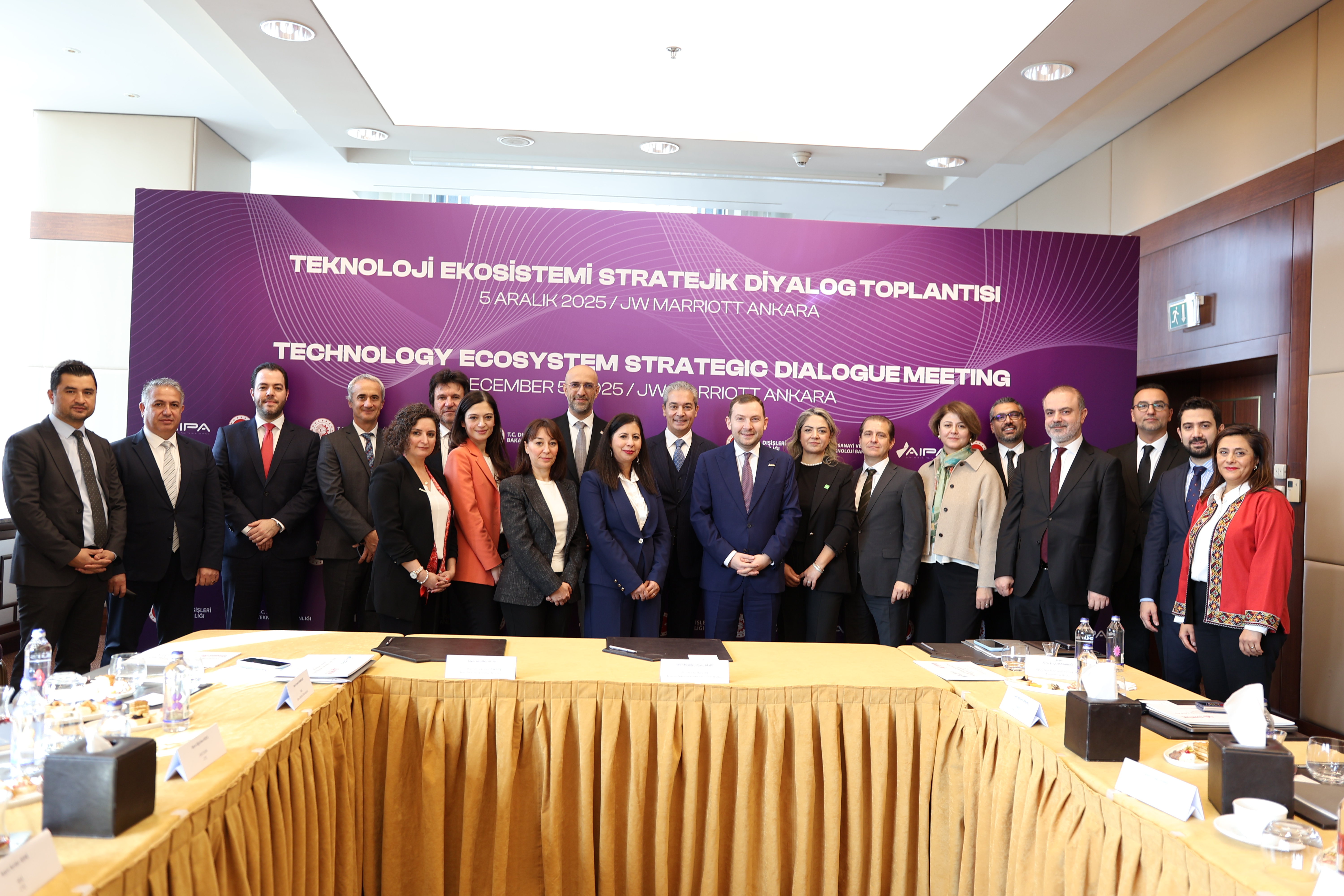 T.C. Dışişleri Bakanlığı Bilim ve Teknoloji Politikaları Genel Müdürlüğü ile T.C. Sanayi ve Teknoloji Bakanlığı Millî Teknoloji Genel Müdürlüğü’nün katılım ve destekleriyle gerçekleştirdiğimiz Teknoloji Ekosistemi Stratejik Diyalog Toplantısı